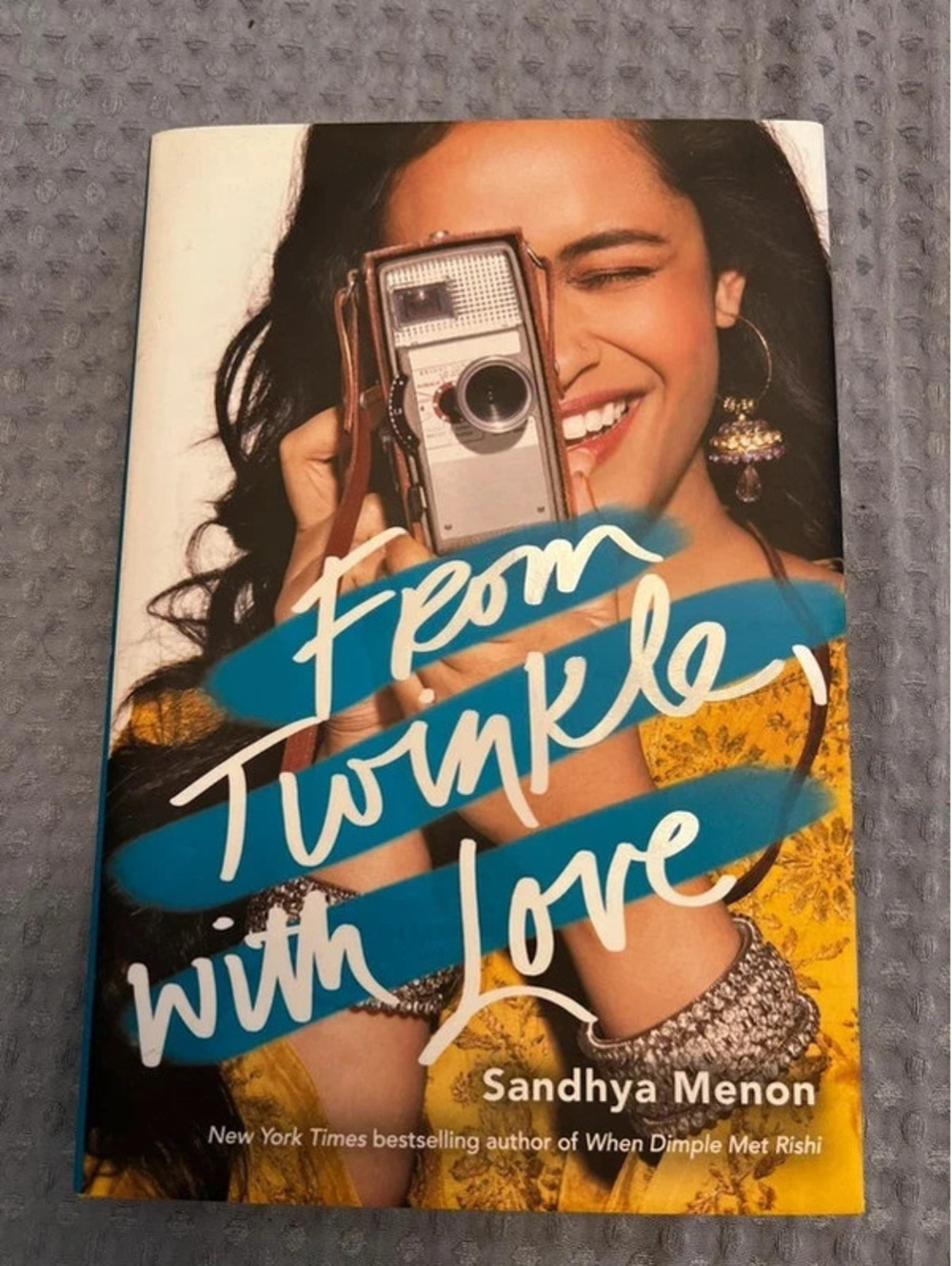 From Twinkle With Love by Sandhya Menon, signed hardback book